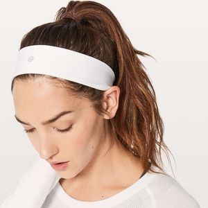 White Lululemon Headband